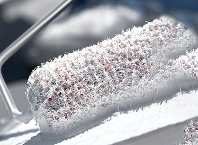 Aplicación de sellador RubberTop en techo en Puerto Rico